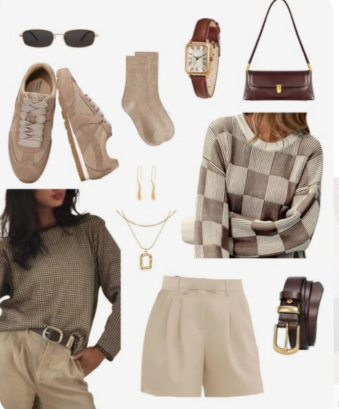 ChicFindsForLife pin, neutral tonal outfit board